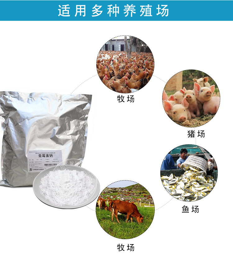 青霉素钠(厂家;石药集团) 适用多种养殖场