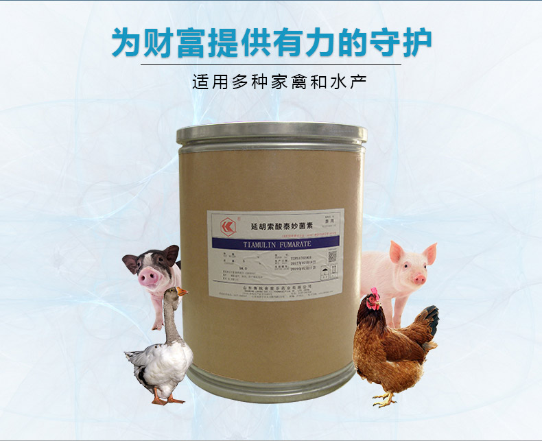 延胡索酸泰妙菌素 适用多种家禽水产