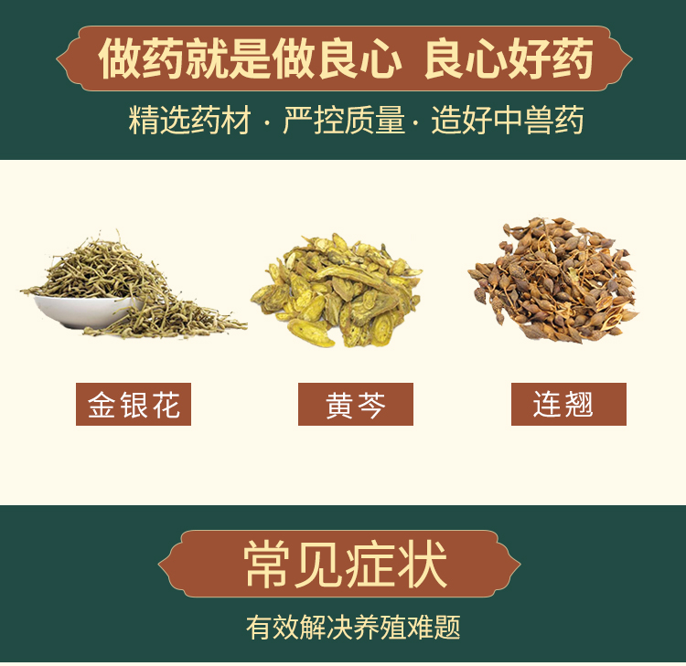 育隆双黄连散 精选药材