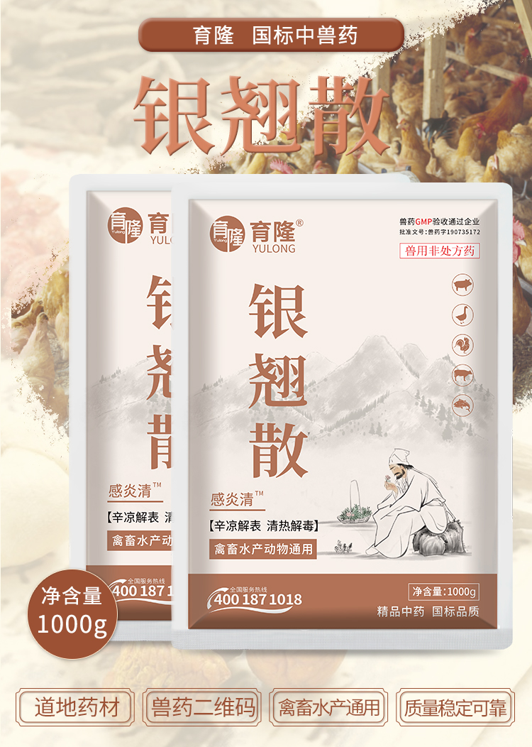育隆杨树花口服液 银翘散